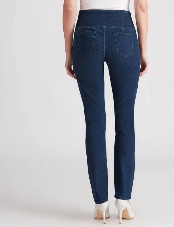 W.Lane Comfort Slim Leg Full Length Jeans | W Lane