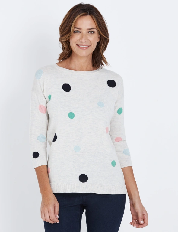 W.Lane Multi Spot Pullover Top, hi-res image number null