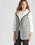 W.Lane Textured Faux Fur Vest, hi-res