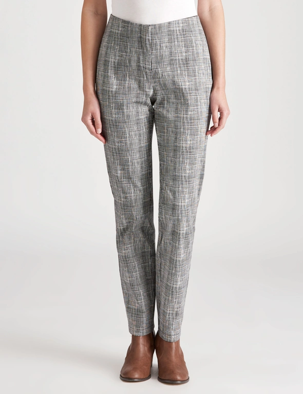 W.Lane Abstract Check Full Length Pants, hi-res image number null