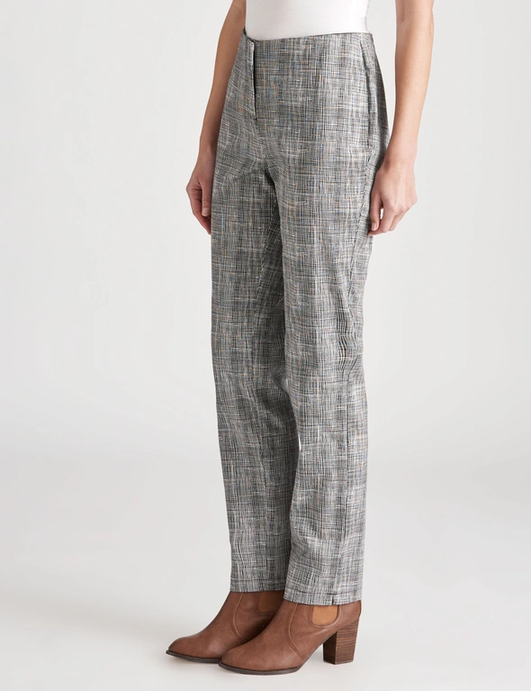 W.Lane Abstract Check Full Length Pants, hi-res image number null
