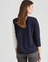 W.Lane Floral Placement Pullover Top, hi-res