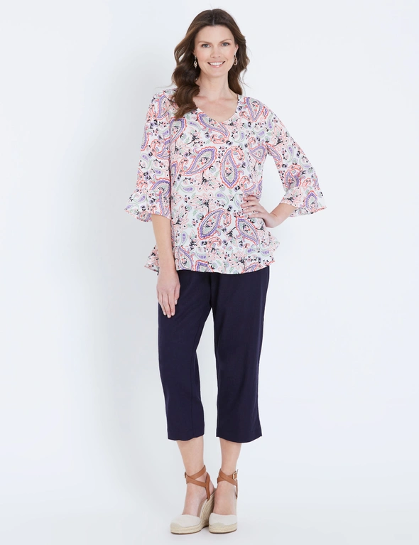 W.Lane Paisley Frill Top, hi-res image number null