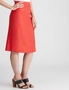 W.Lane Panelled Linen Skirt, hi-res