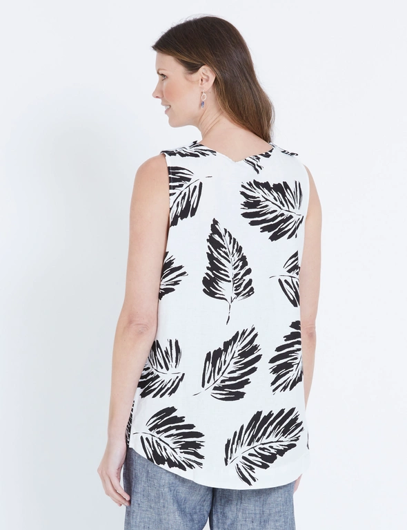 W.Lane Fern Print Button Top, hi-res image number null