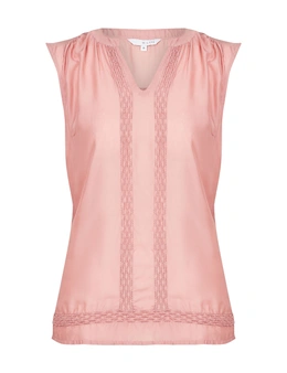 W.Lane Embroidered Detail Top