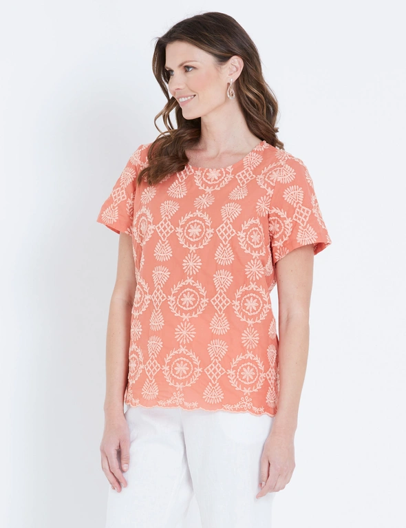 W.Lane Embroidered Top, hi-res image number null