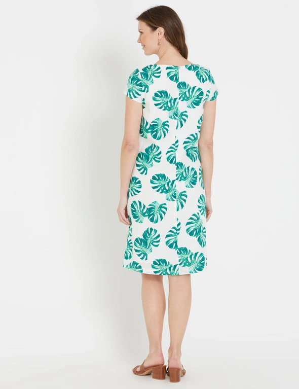 W.Lane Linen Printed Dress, hi-res image number null