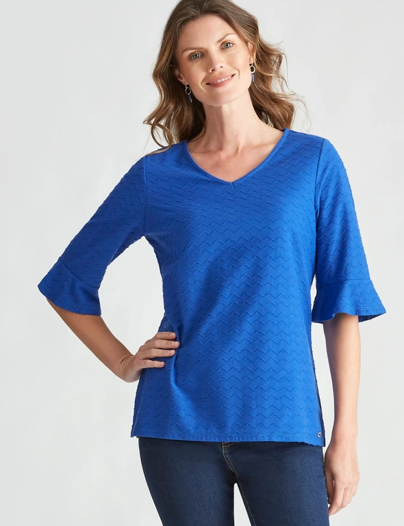 W.Lane Frill Sleeve Top, hi-res image number null