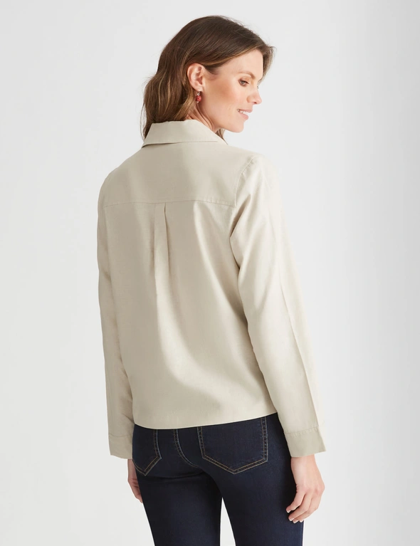 W.Lane Stripe Linen Jacket | W Lane