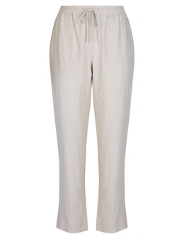 W.Lane Linen Full Length Pants