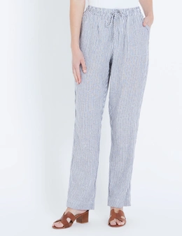 W.Lane Linen Full Length Pants
