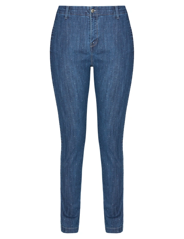 W.Lane Spot Full Length Jeans, hi-res image number null