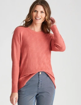 W.Lane Cable Short Sleeve Pullover