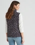 W.Lane Lacquer Print Quilted Puffer Vest, hi-res