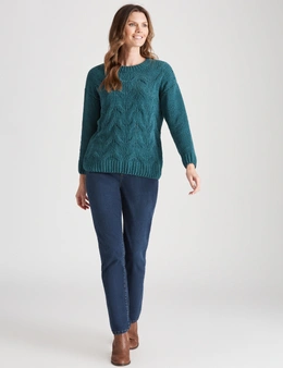 W.Lane Chunky Cable Pullover Top
