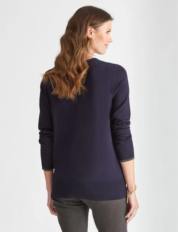 W.Lane Colour Block Pullover, hi-res image number null