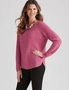 W.Lane Curved Cable Pullover, hi-res