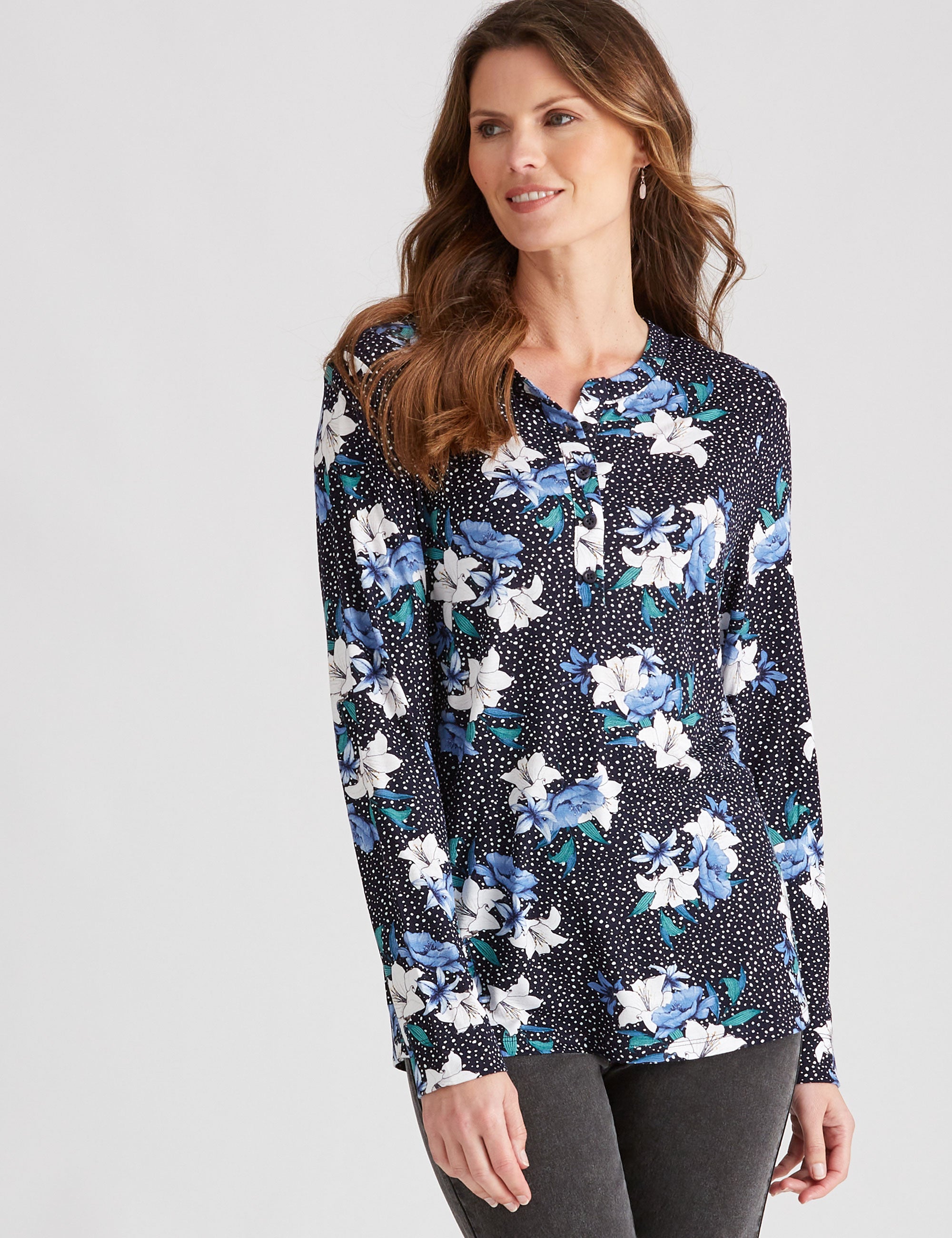 W.Lane Floral Pleat Blouse | W Lane