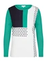 W.Lane Abstract Colour Block Pullover Top, hi-res