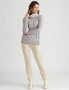 W.Lane Cowl Neck Cable Pullover, hi-res