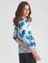 W.Lane Floral Placement Printed Pullover Top, hi-res