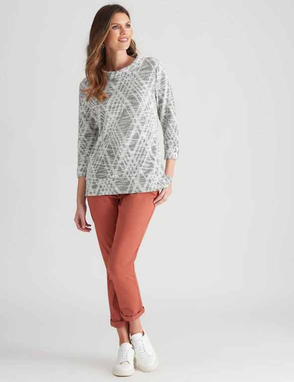 W.Lane Textured Cowl Top, hi-res image number null