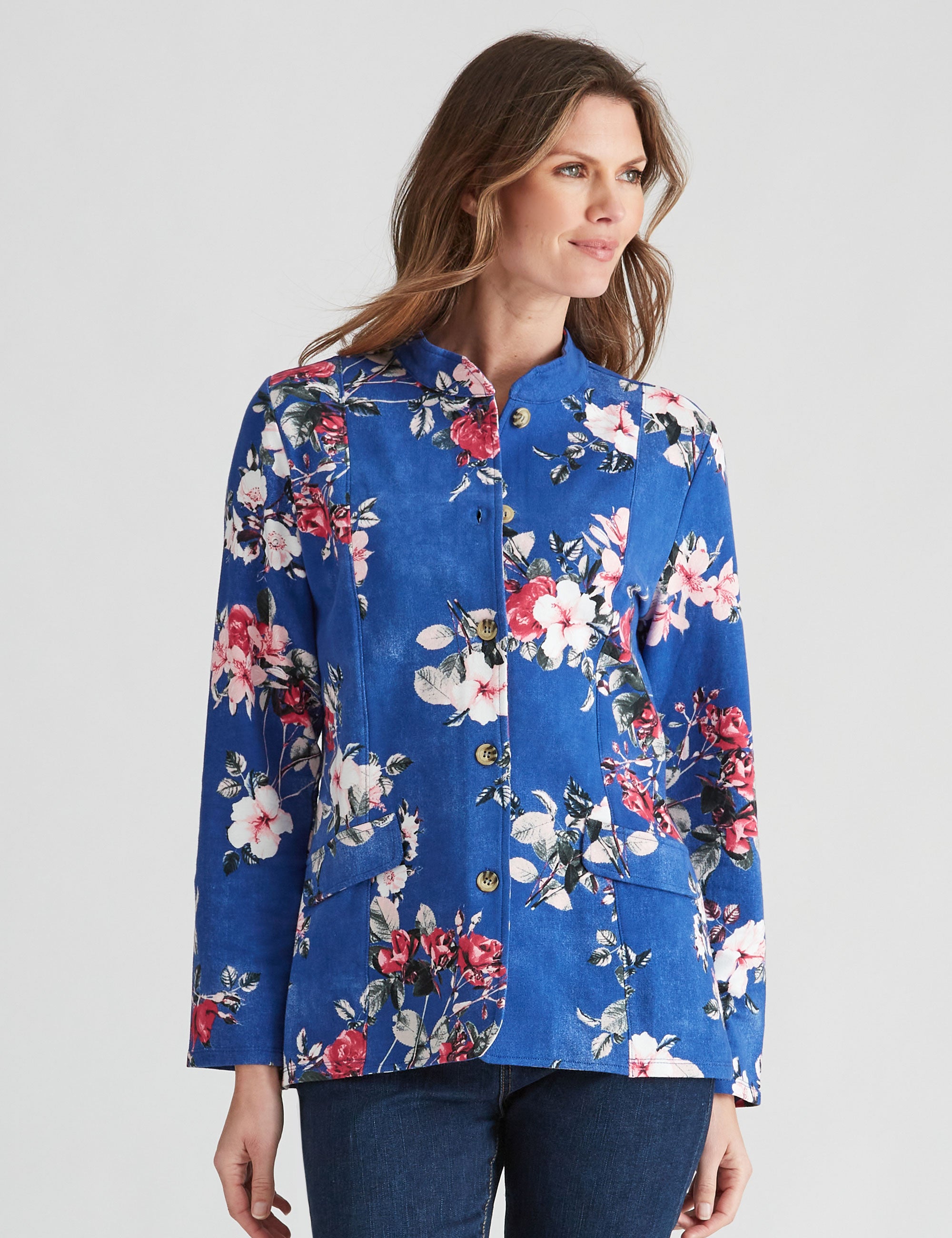 W.Lane Floral Print Jacket | W Lane