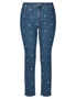 W.Lane Embroidered Anchor Ankle Jean, hi-res