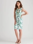 W.Lane Linen Tropical Shift Dress, hi-res