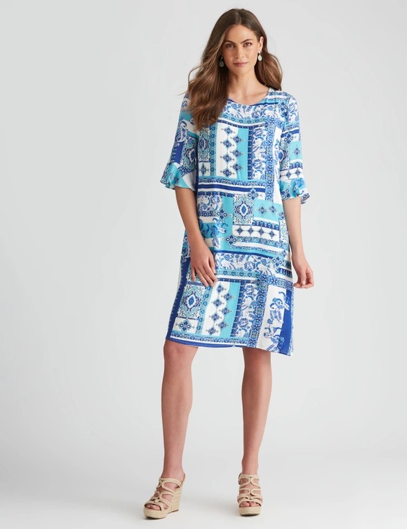 W.LANE ABSTRACT DRESS, hi-res image number null