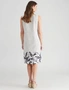 W.Lane Linen Tropical Printed Shift Dress, hi-res