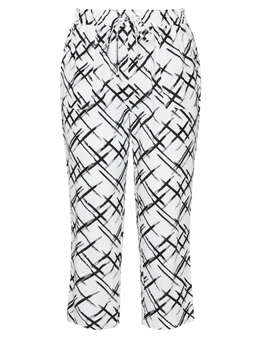 W.Lane Linen Crop Pants