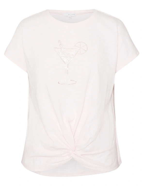 W.Lane Cotton Sequin T-Shirt, hi-res image number null