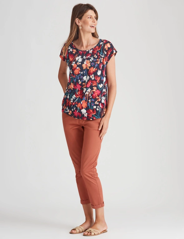 W.Lane Watercolour Floral Top, hi-res image number null