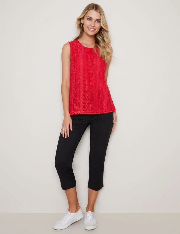 W.Lane Lace Sleeveless Top, hi-res image number null