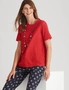 W.Lane Cotton Embroidery Frill Detail Top, hi-res