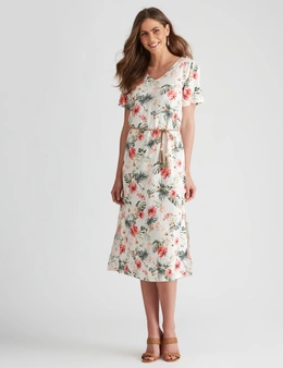 W.Lane Floral Belt Dress