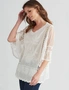 W.Lane Cotton Embroidered Butterfly Top, hi-res