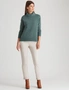 W.Lane Cowl Dobby Pullover Top, hi-res