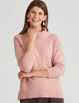W.Lane Cowl Dobby Pullover Top