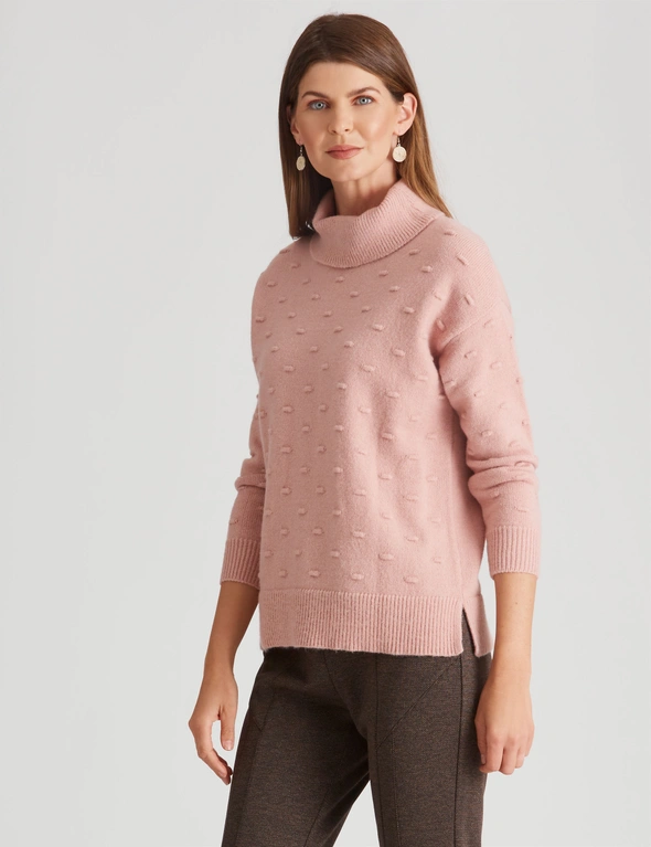 W.Lane Cowl Dobby Pullover Top, hi-res image number null