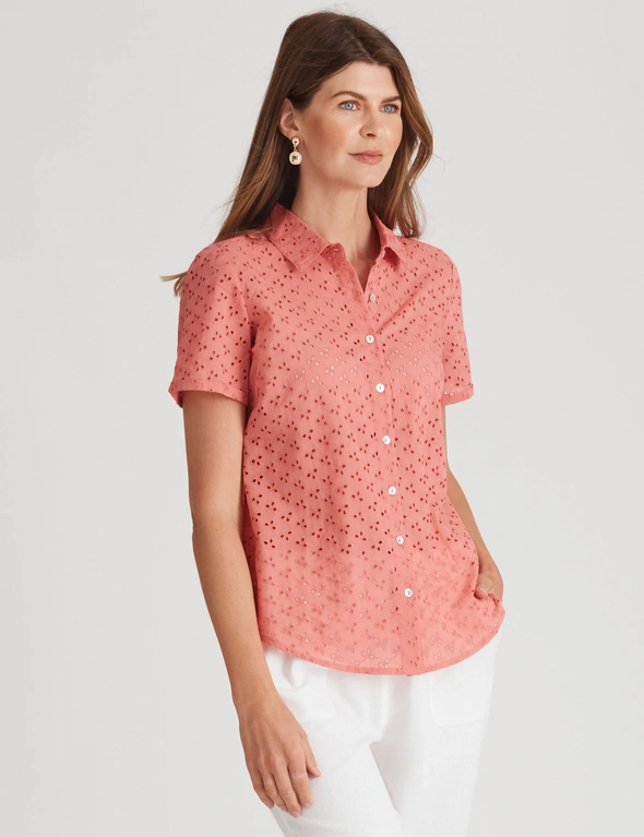 W.Lane Broderie Shirt, hi-res image number null
