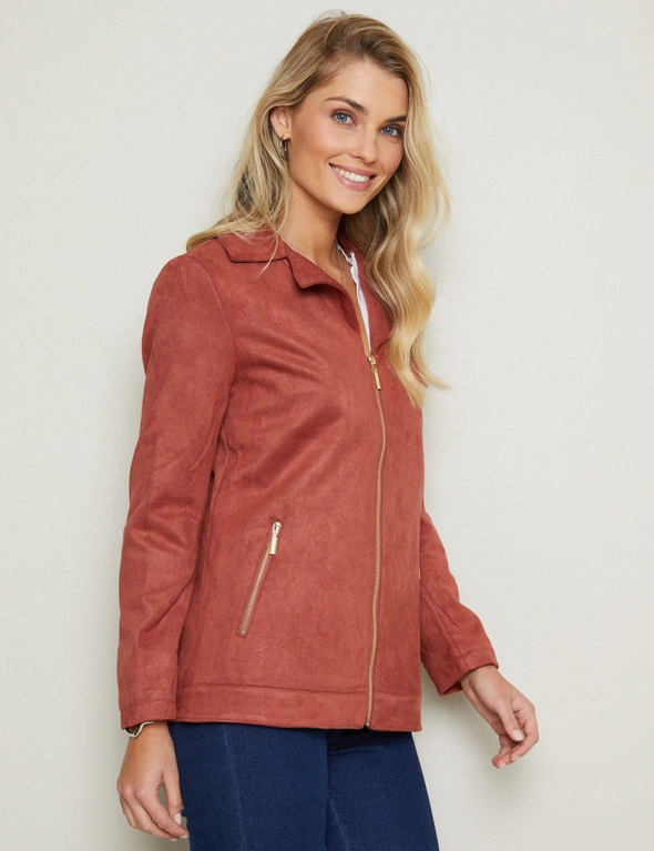 W.Lane Zipped Front Collared Jacket, hi-res image number null