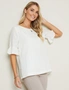 W.Lane Frill Sleeve Check Top, hi-res