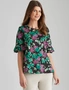 W.Lane Frill Sleeve Check Top, hi-res