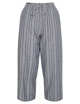 W.Lane Linen Stripe Drawstring Pants