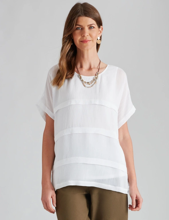 W.Lane Oversized Tuck Top, hi-res image number null