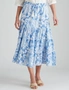 W.Lane Floral Tiered Drawstring Skirt, hi-res