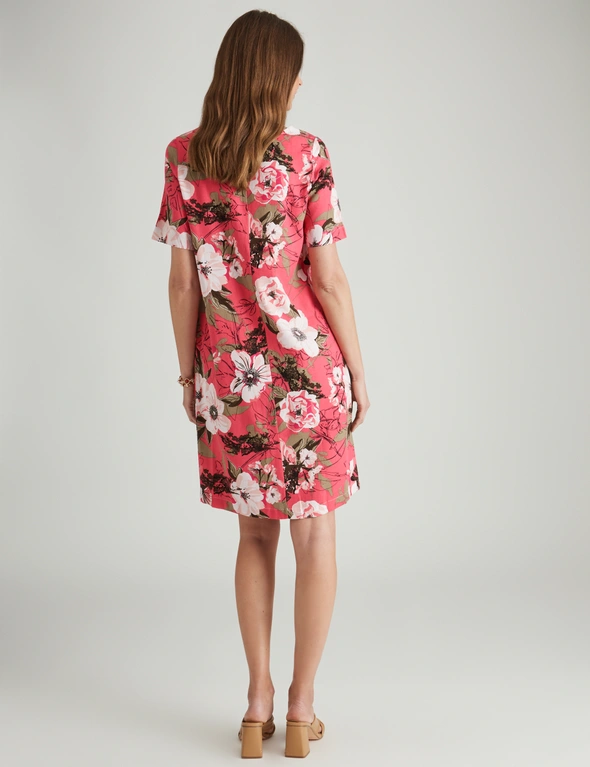 W.Lane Linen Floral Dress, hi-res image number null